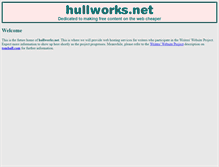 Tablet Screenshot of hullworks.net